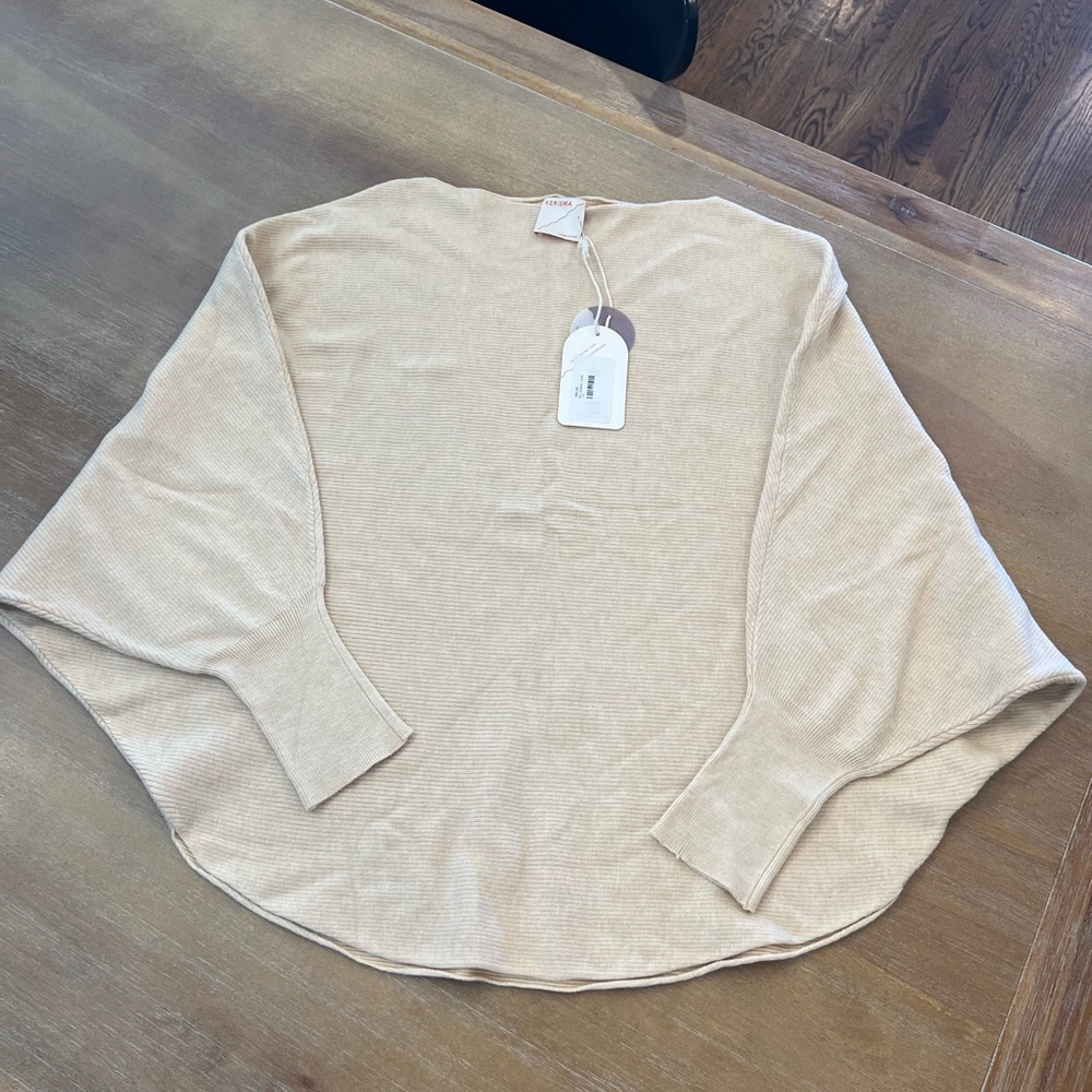 Light Yellow Long Sleeve Knit Top